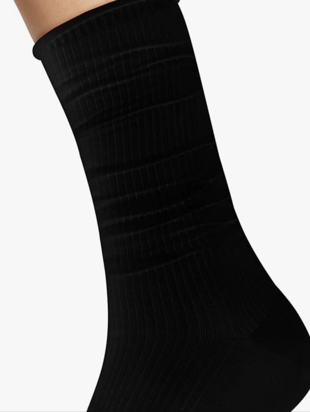 Steve Madden 2-PR Ribbed Slouch Socks - Picture 6 of 12